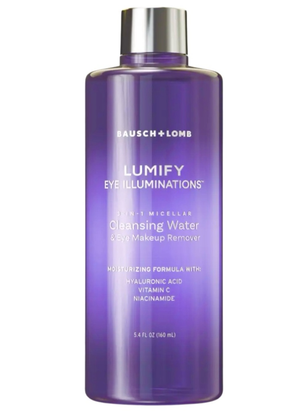 Bausch + Lomb 3 in 1 Micellar Cleansing Water & Eye Makeup Remover 5.4oz